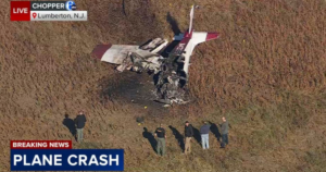 Small Plane Crashes and Catches Fire in New Jersey, Pilot Hospitalized