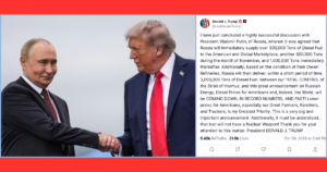 Trump Announces Russian Diesel Deal Despite Sanctions, But Can Putin Deliver?